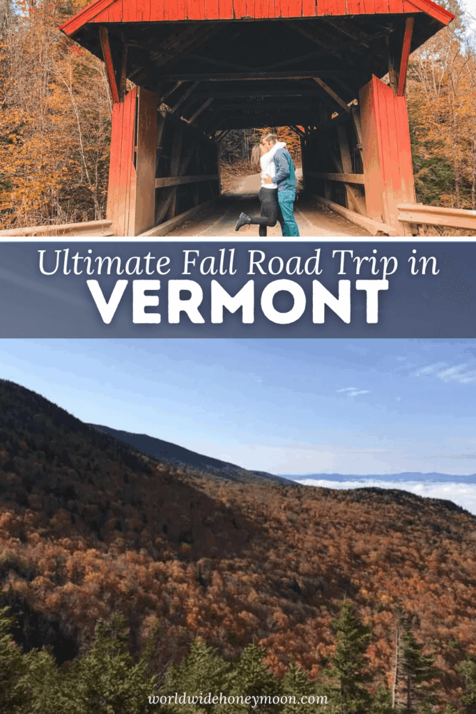 During the fall, there are few things better than a Vermont road trip itinerary. With colorful fall foliage, deliciously crisp beer, and all the excuses to wear flannel and do all of the fun autumn activities, it is no wonder that a Vermont fall road trip is increasingly popular. We've created the best road trip to Vermont that you’ll want to copy. | vermont fall road trips | vermont in the fall road trips | vermont in fall road trips | vermont road trips | fall in vermont