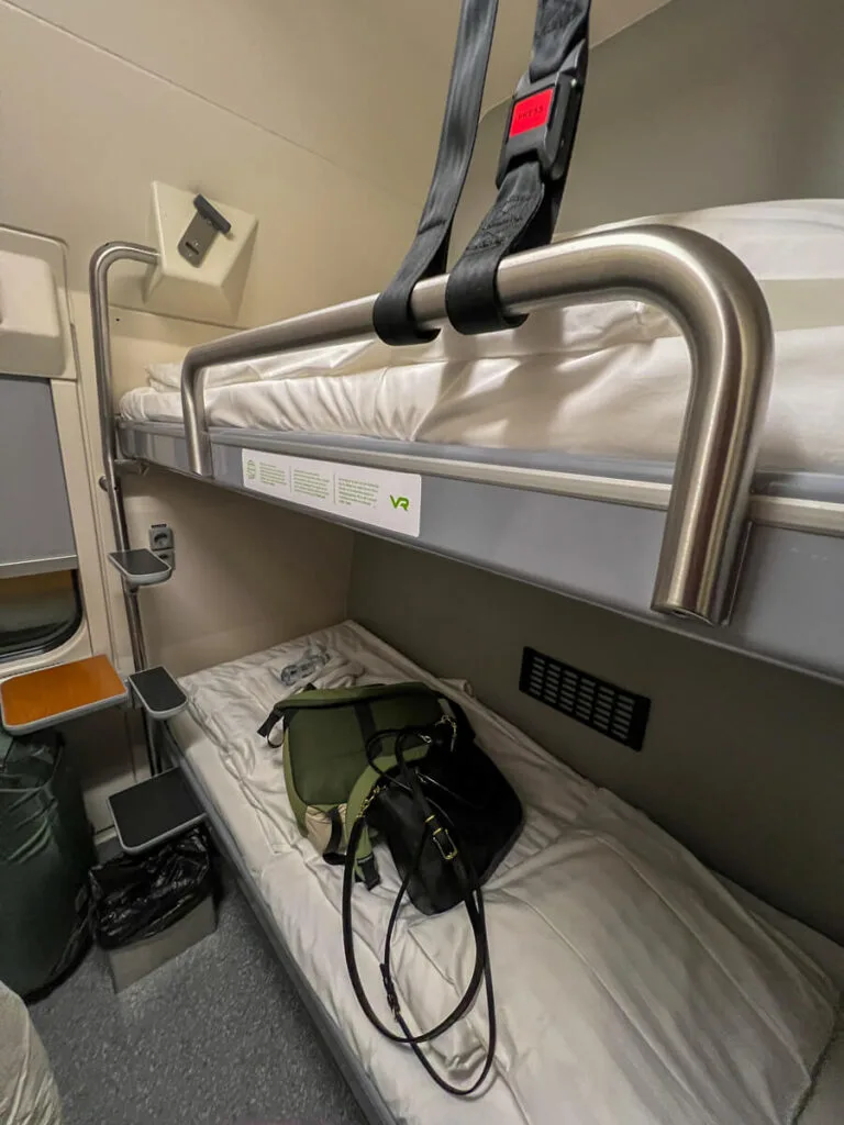 Our bunk beds on the Santa Claus Express 2