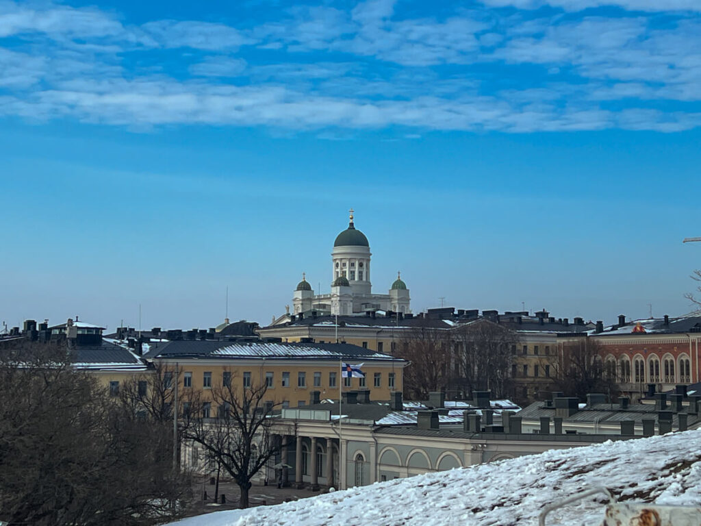 Views of Helsinki in winter