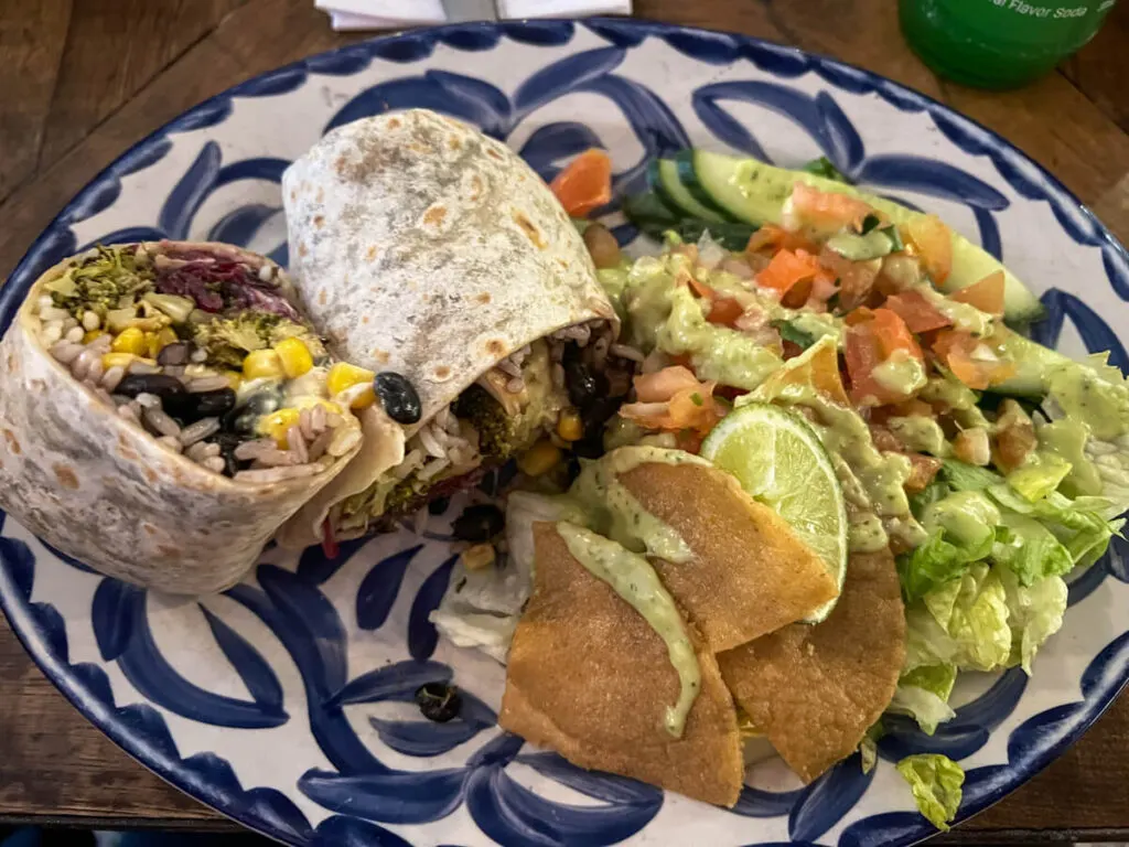 Yuca burrito in Rovaniemi