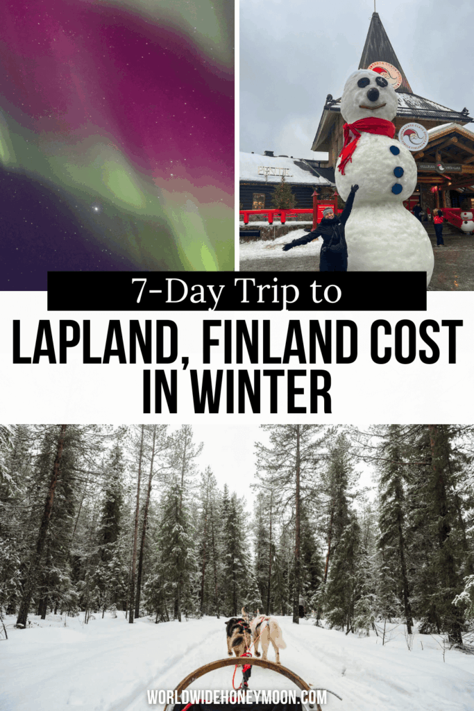 Planning a trip to Lapland Finland on a budget? Or wondering how much a Trip to Lapland Finland cost for different travel styles? This guide breaks down exactly what to expect—whether you're traveling Lapland on a budget, mid-range, or full luxury. I share real numbers for every travel style, including transportation, food, activities, and accommodation, plus a full breakdown of my personal Trip to Rovaniemi cost at the end. If you’ve ever wondered how to explore Rovaniemi on a budget without missing the magic, this guide has all the details you need. Save this pin to plan your perfect Lapland adventure! ❄️✨
