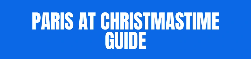 Paris at Christmastime