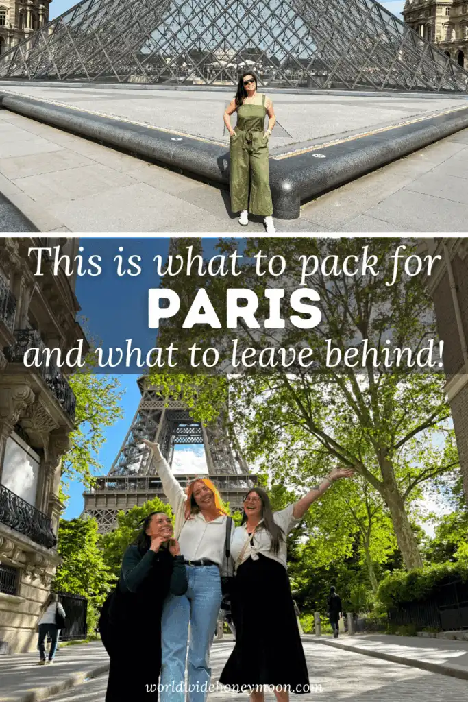 Not sure what to wear in Paris? We’ve got you! Here is our ultimate guide on what to wear in Paris, plus what NOT to wear. | Things You Need to Pack for Paris | Clothing options for Paris | What to Bring to Paris | Paris Packing List | Travel Guide to Paris | What to Wear in Paris in Spring | What to Wear in Paris in Summer | What to Wear in Paris Summer Outfits | Paris Outfit Ideas | Paris Fashion | Paris Packing List Summer | Packing for Paris | Paris Travel Outfits
