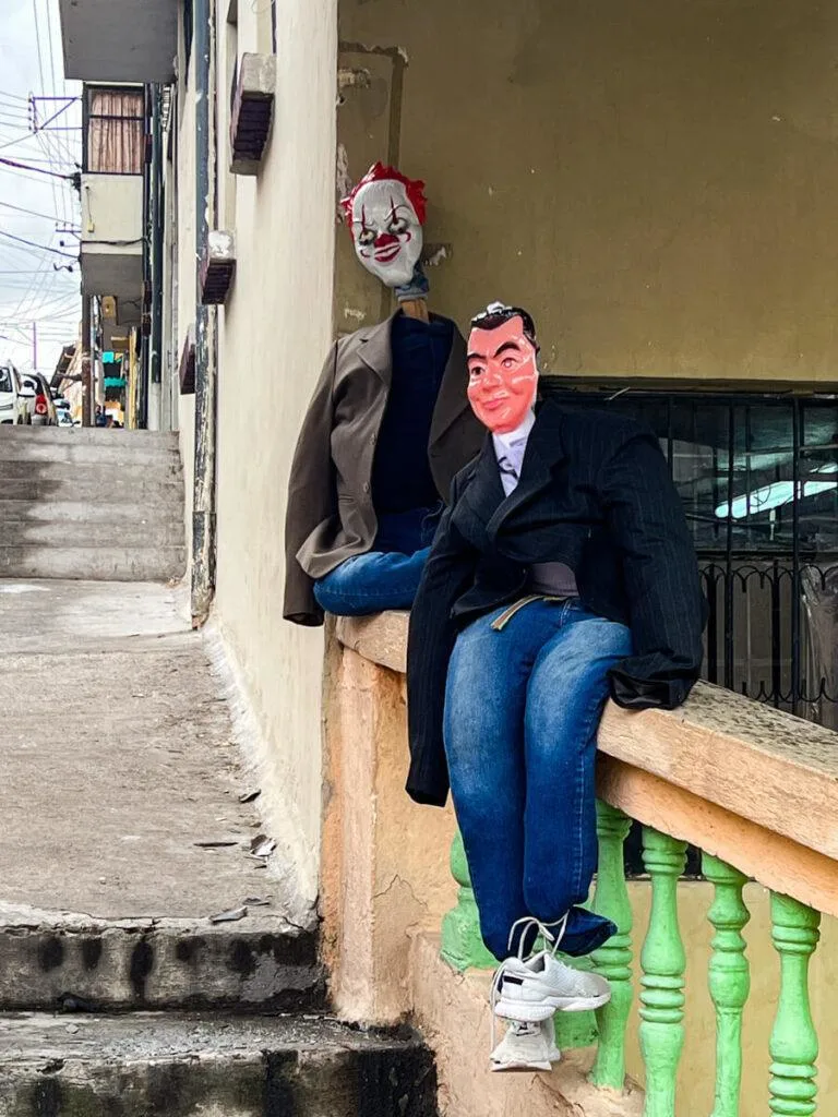 New Years Eve in Quito dolls