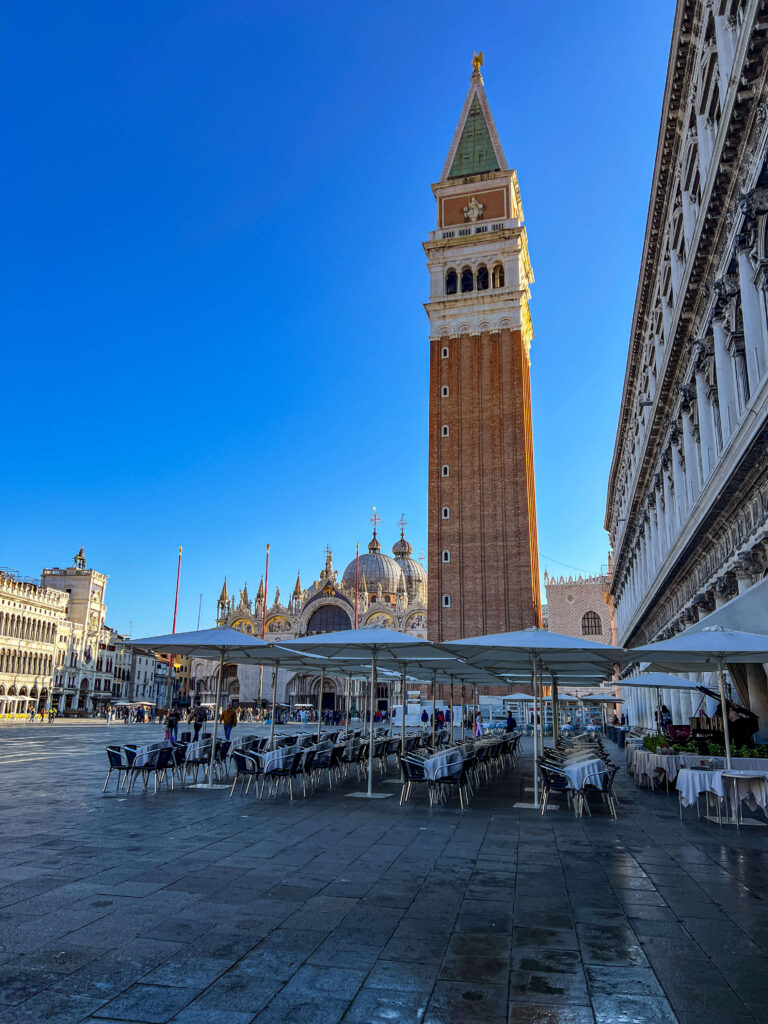 Piazza San Marco with the view of the tower