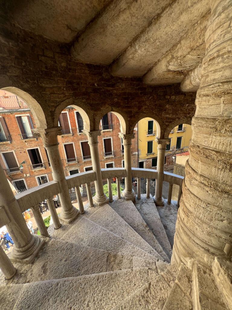 Steps inside Scala Contarini del Bovolo