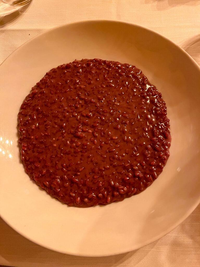 Amarone risotto at Antica Bottega del Vino