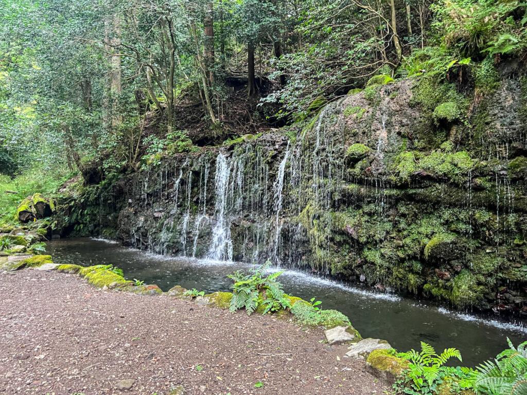 Hike in Hakone with a waterfall