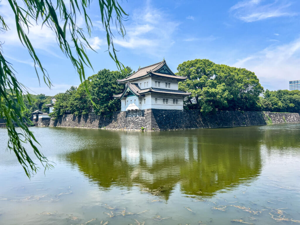 Imperial Palace area along the water