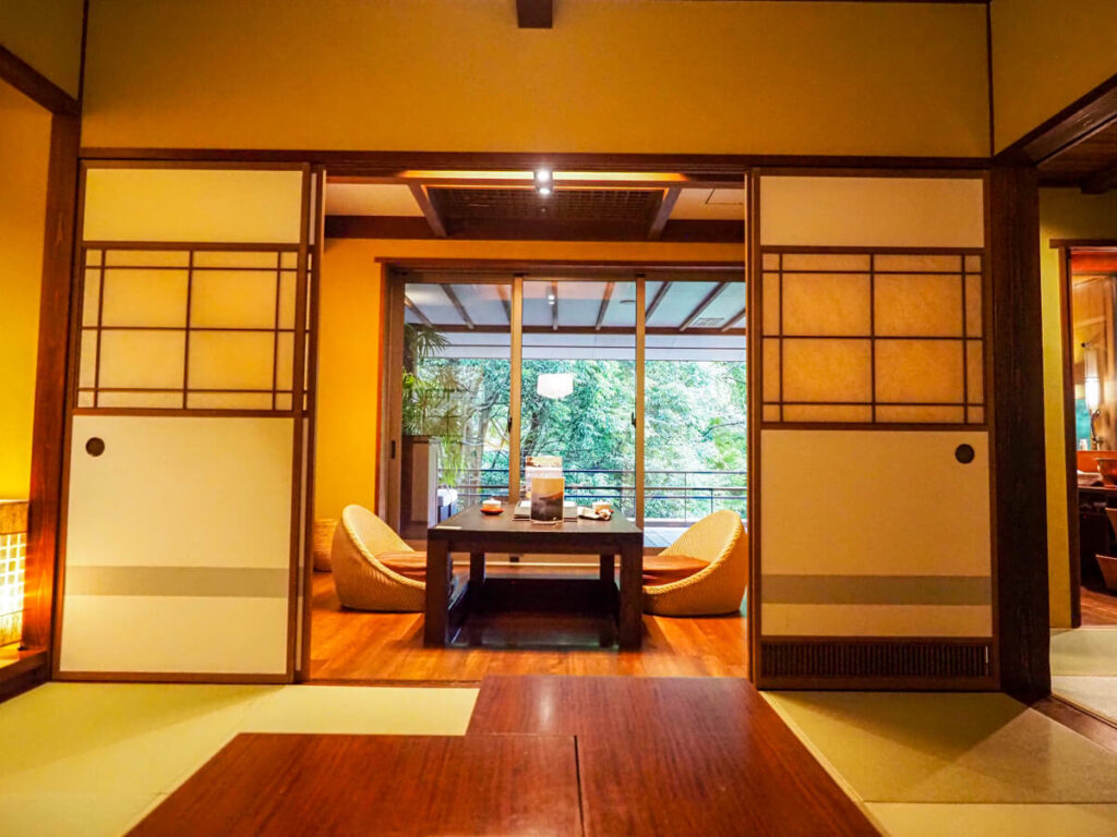 Inside our room at Hakone Ryokan Ginyu