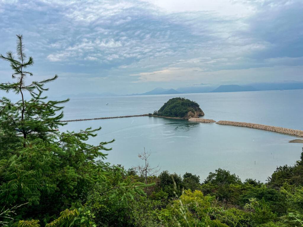 Naoshima Art Island views overlooking the sea
