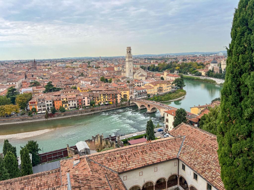 Verona views from Piazzale Castel San Pietro