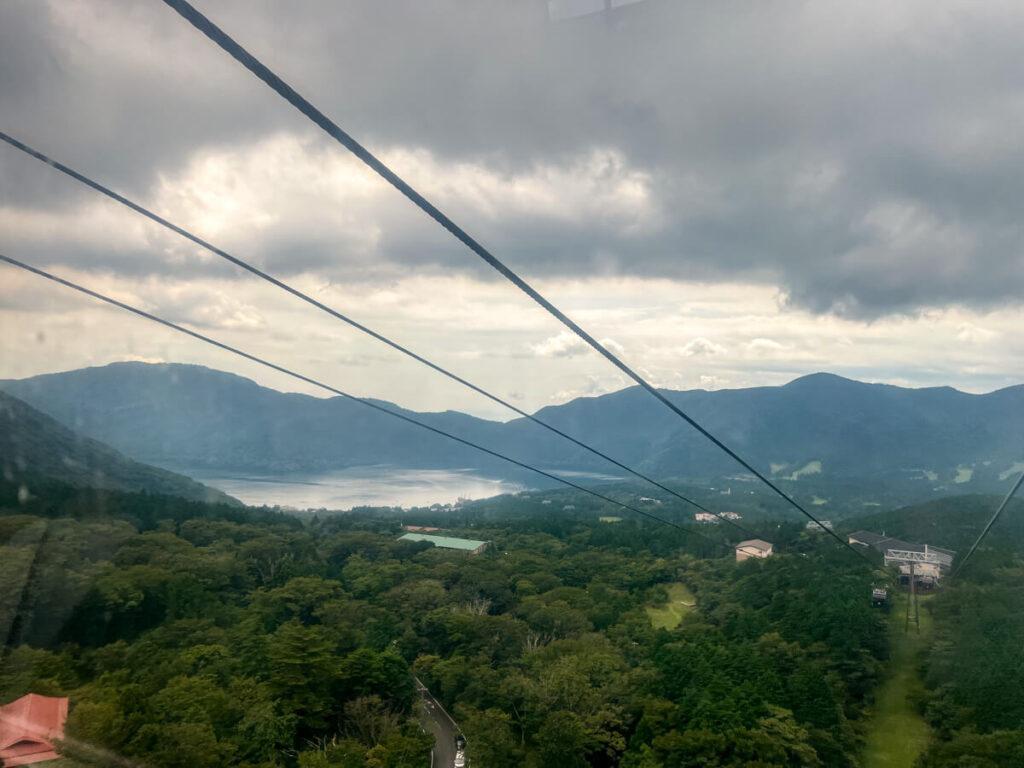 View from the Hakone cable car