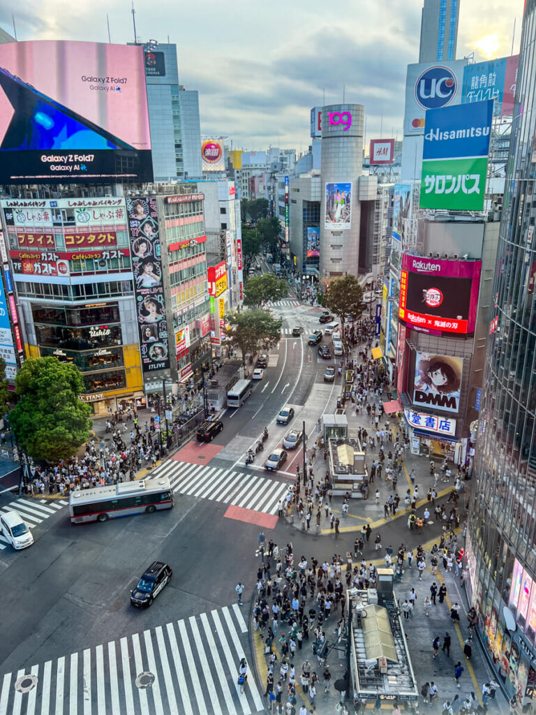 View of Shibuya Crossing at MagsPark