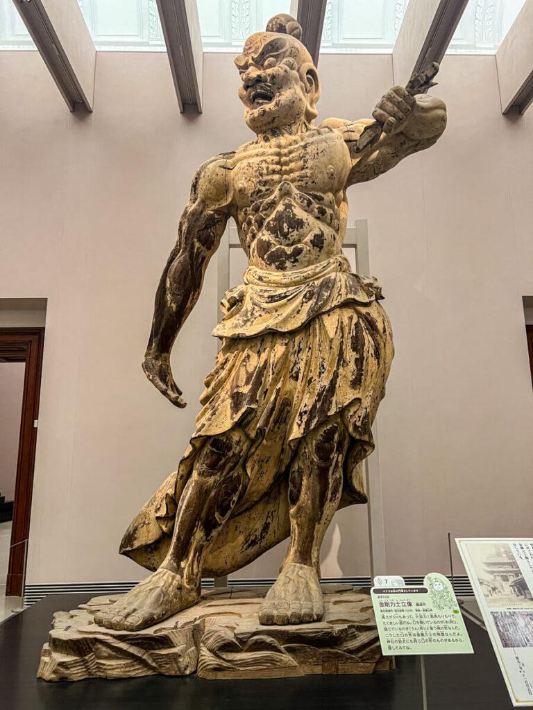 Warrior statue at the Nara National Museum