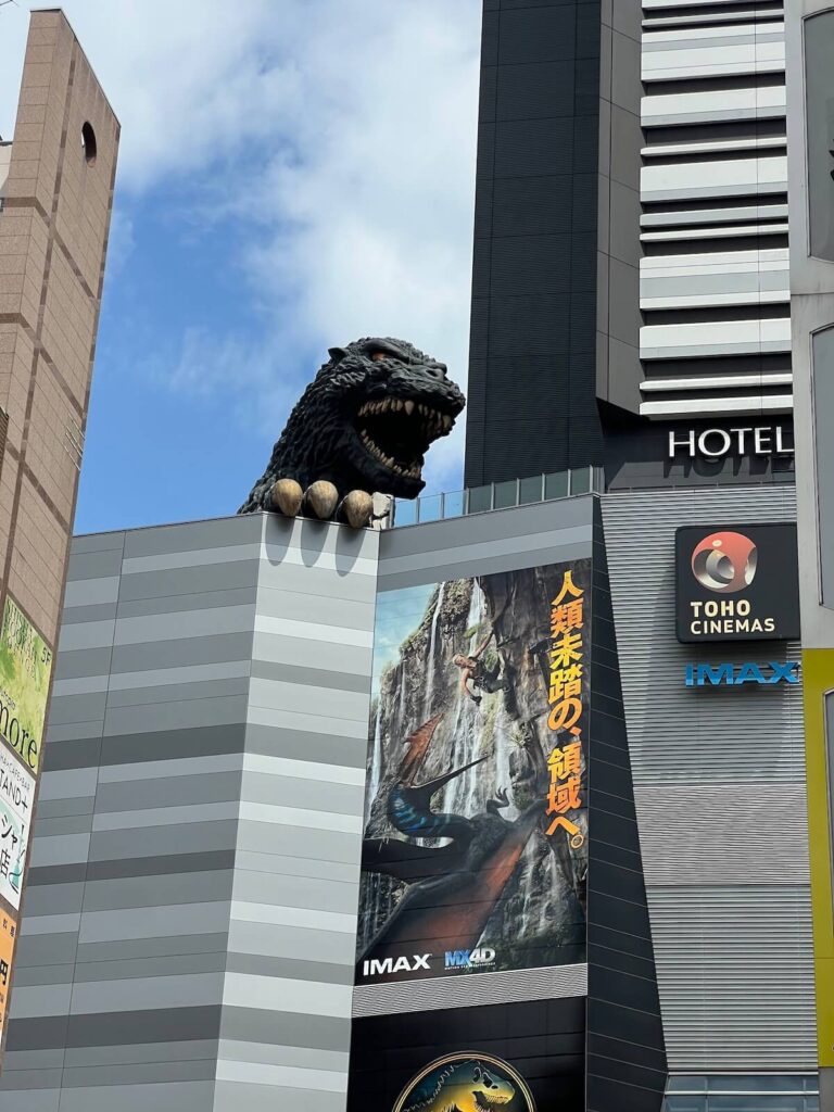 Godzilla in Tokyo statue