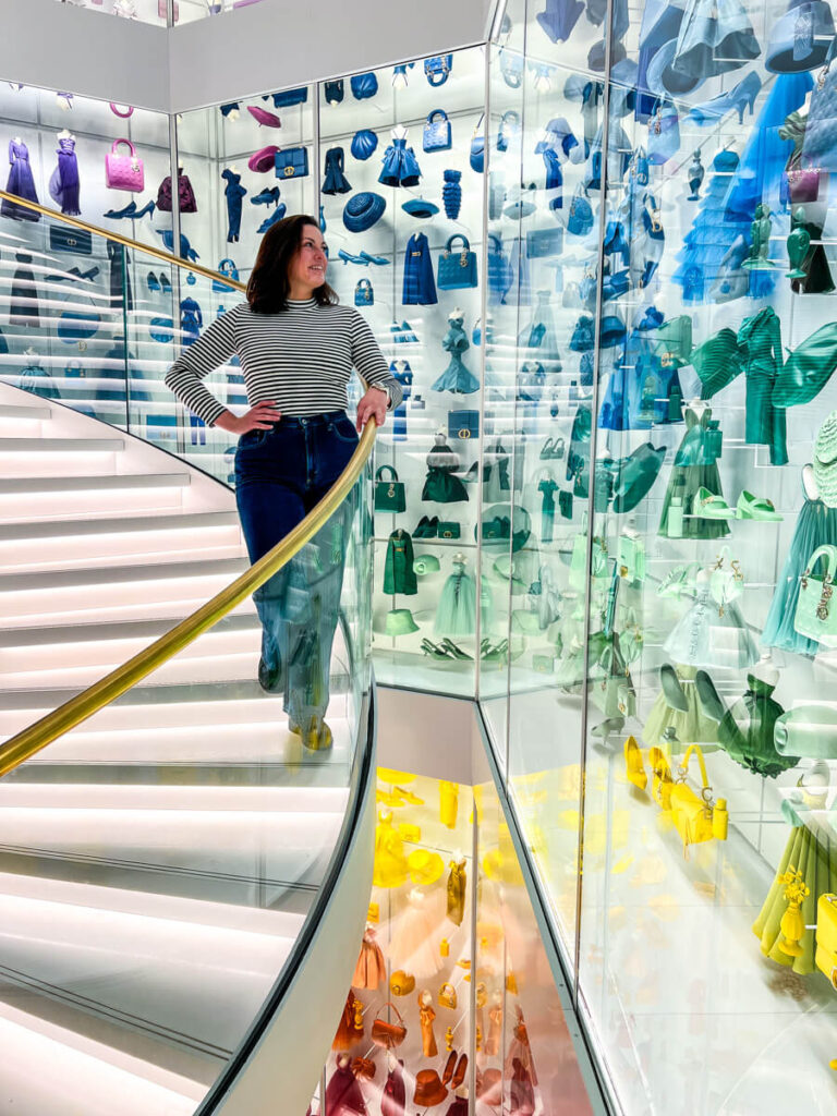 Kat at the Galerie Dior